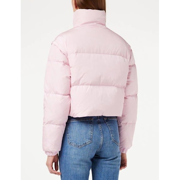 Dunjacka Tommy hilfiger - DW0DW14301 - Tommy Jeans Tjw Badge Crop Vest Down Puffer vadderad Dam Fransk orkidé jag