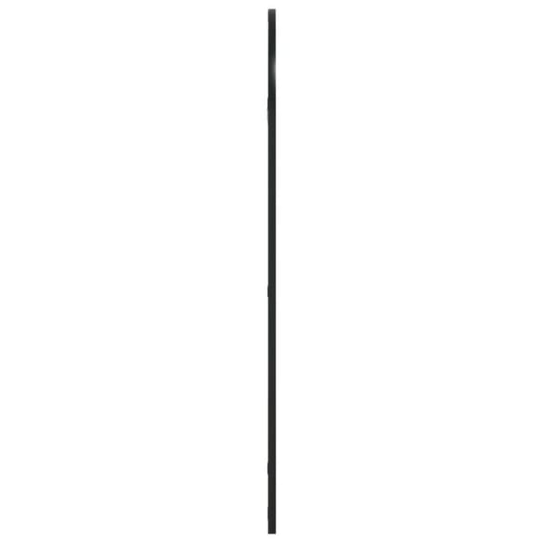 vidaXL Svart Väggspegel 50x100 cm Järnbåge 358626 Svart