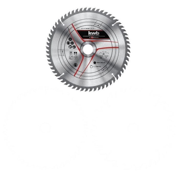 Sågarblad - Ej specificerat - 250mm - 3 blad - 24, 42 och 60 tänder - Wolframkarbid