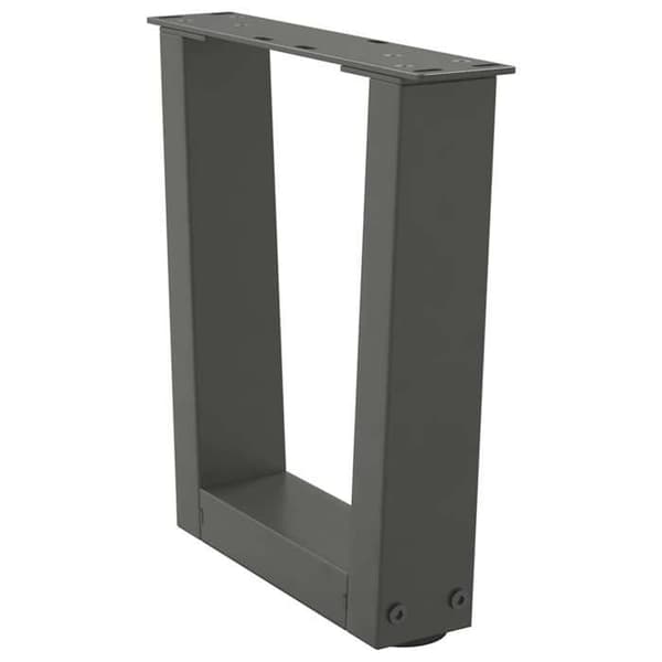 vidaXL V-formade soffbordsben, 2 delar, antracit, 40 x (30-31,3) cm, stål 4012606