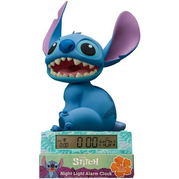 3D Stitch väckarklocka - KIDS LICENSING - LAS3055 Blå