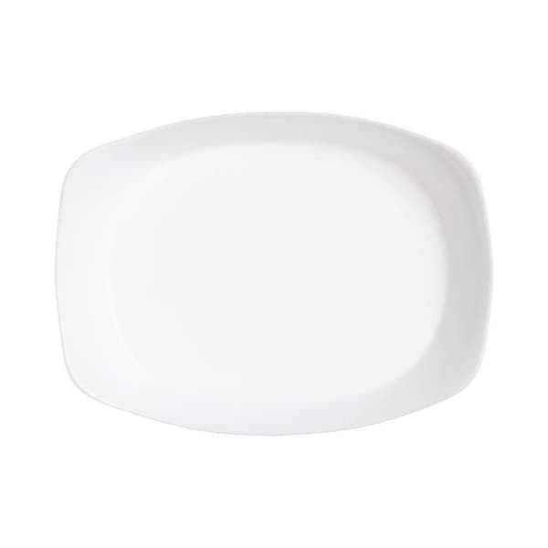 Bakform - LUMINARC - Smart Cuisine Wavy - Rektangulär 34 x 25 cm - Ultra-lätt opal - Ugns- och diskmaskinskompatibel Vit