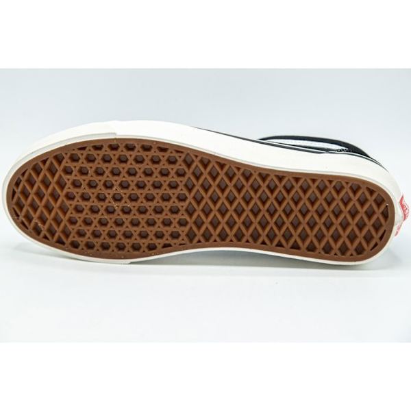 VANS UA Old Skool Black/White Mixed Sneakers - Ovandel i canvas - Platt klack - Snören Svart 37