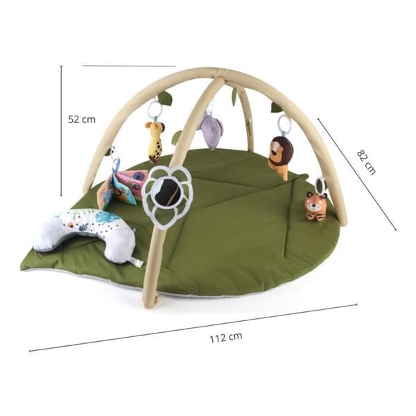 TinyMini Lekmatta Grön Lövskog