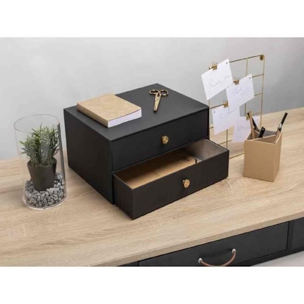 Modul med lådor Office by Me, 2 lådor, svart