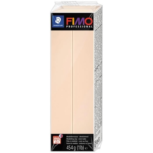 Professionell Fimo Paste - STAEDTLER - Beige 44 - 454 g - Avancerad Fimo Paste för modellering Beige