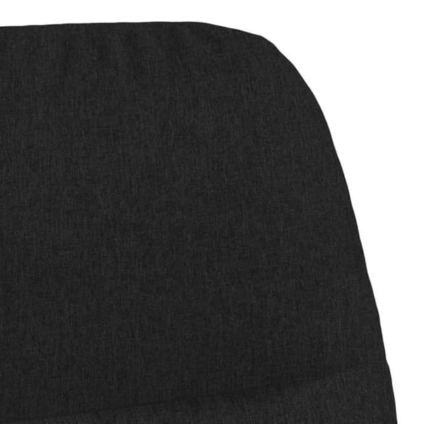 vidaXL avkopplingsstol svart tyg 340996