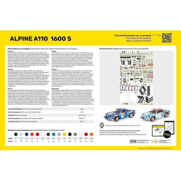 Modellbil: Alpine A110