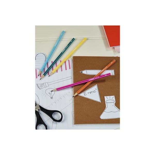 STABILO penna 160 HB grafitpenna 2,2 mm med sudd