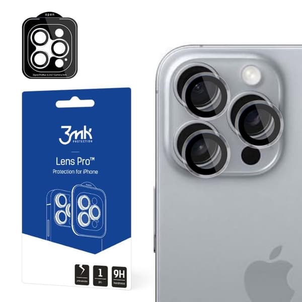 Skydd för kamera till iPhone 16 Pro 3MK Transparent