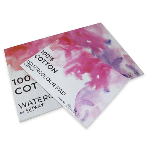 Blocnot - ARTWAY - 2303572 - Aquarelle A3 - 300 g/m² - 100% bomull - 12 ark