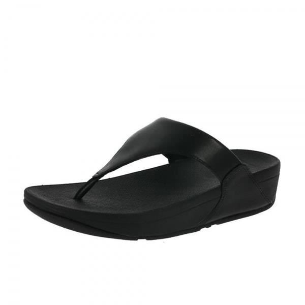 Sandaler - FitFlop - Lulu - Läder - Svart - Minimala och Bekväma Svart 37