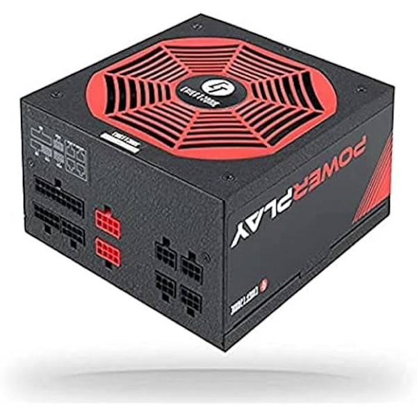 Strömförsörjningsenhet - CHIEFTEC - GPU-650FC - 650 W - 20+4 stift - ATX PS/2 - Svart/Röd