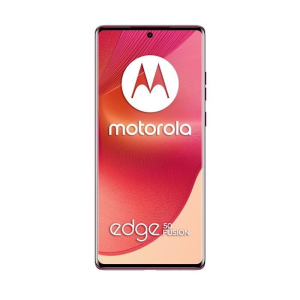 Motorola Edge 50 Fusion Raspberry Smartphone - 5G-LTE IP68 - Snapdragon 7s Gen 2 Octo-Core 2,4 GHz - 8 GB RAM Rosa