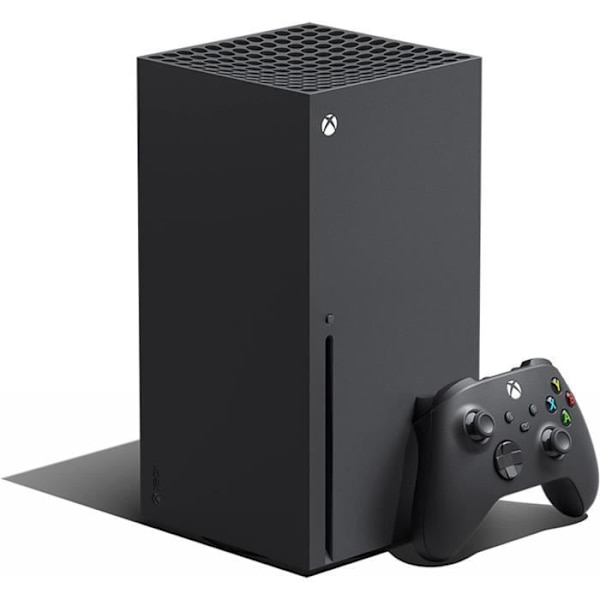 Xbox Series X-konsol - Microsoft - 1 TB - 12 Teraflops - 4K/8K HDR-kompatibel - Svart Svart