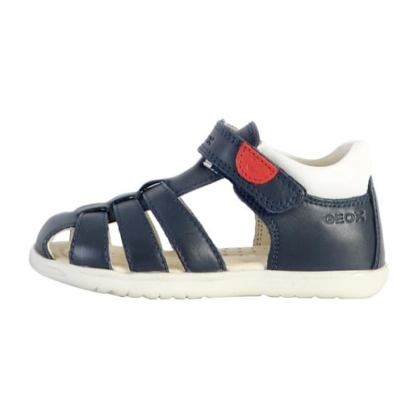 Sandaler Platta Läder Geox Macchia - Marin Marin 20