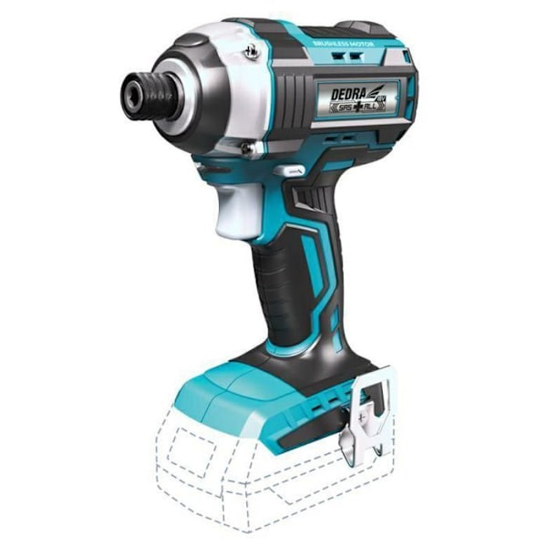 Skruvdragare - avdragare Dedra - DED7145 - Trådlös variator 18 V 200 N utan batteri eller laddare
