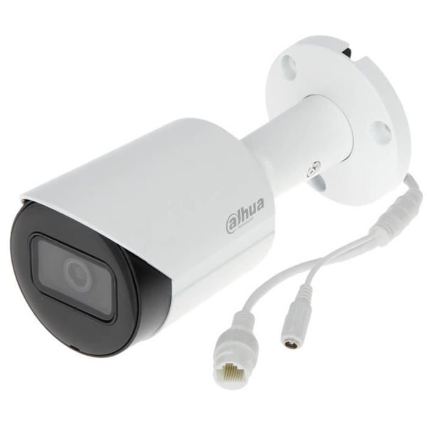 Övervakningskamera - Dahua - IP-rör 4 MP - Fast brännvidd 2.8MM - Nattseende - IP67 Svart, Vit