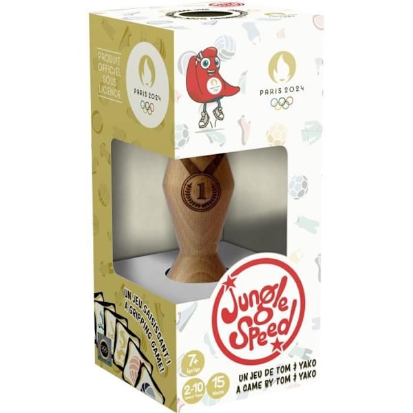 Asmodee - Jungle Speed Eco - Olympiska spelen Flerfärgad