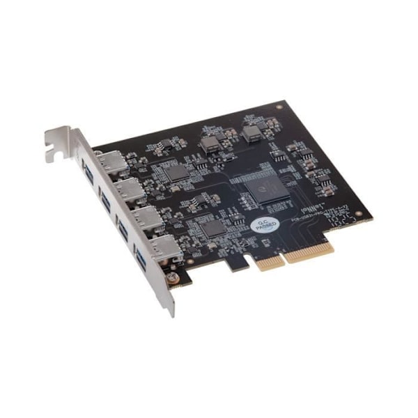 Sonnet Allegro Pro USB 3.2 Type-A PCIe 4-portars 10 Gbps-kort - Mac & Windows