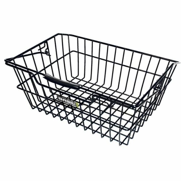 Bakre handtagskorg - Basil - Cairo Luxe - Svart - One size - Krokar för bagagehylla Svart