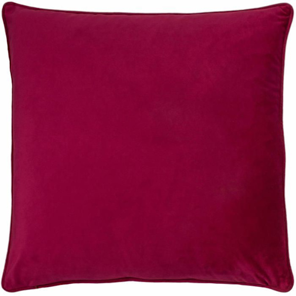 Paoletti kuddfodral - HORTUS/CC3/FUS - Hortus kudde, sammet, Fuschia, 50 x 50 cm