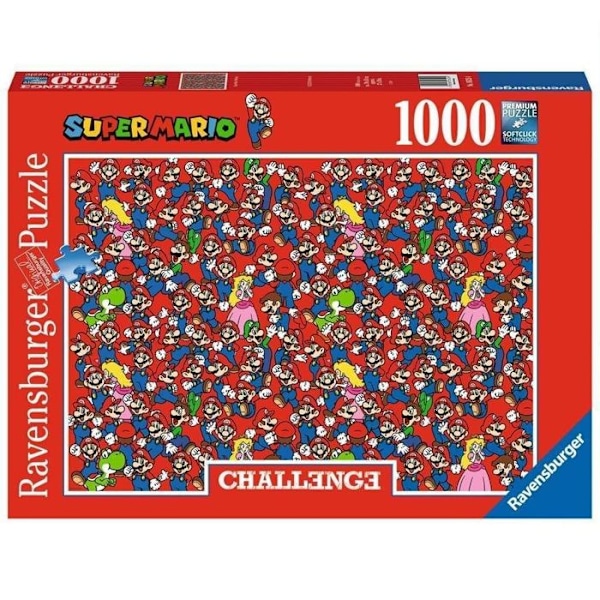 1000 bitars pussel - Super Mario - Ravensburger - Tecknade serier och serier - Vuxen