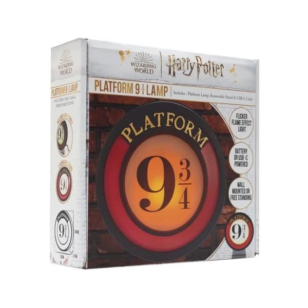 Harry Potter Platform 9 3/4 20 cm stämningslampa - BLUE SKY STUDIOS Blå