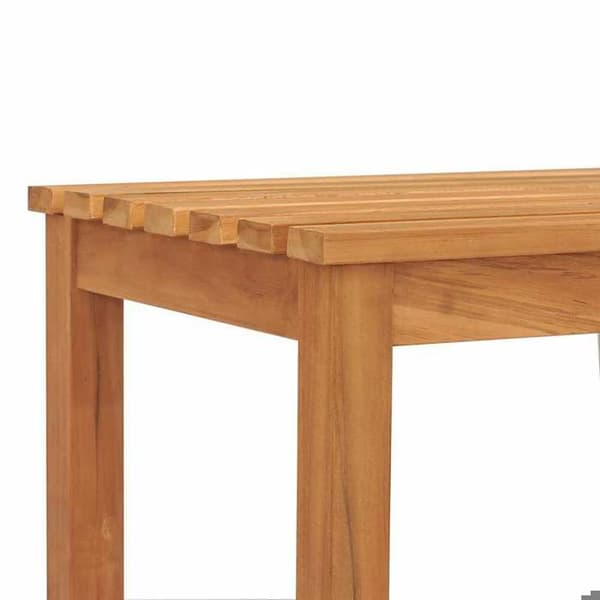 vidaXL Trädgårdsbänk 180 cm i solid teak 316633