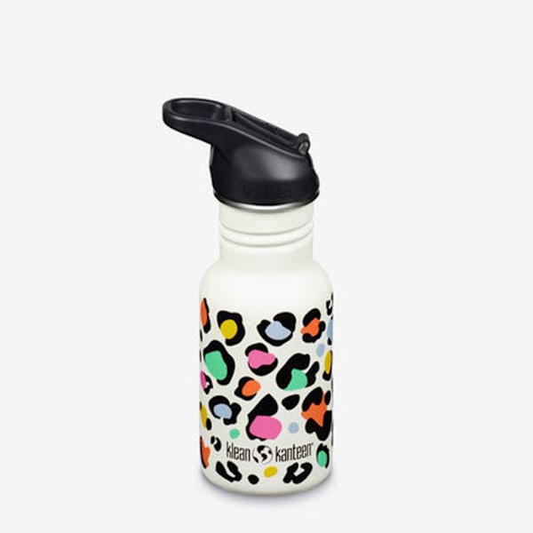 Gourde Inox 355 ml sportlock leopardmönster - KLEAN KANTEEN leopardmönster