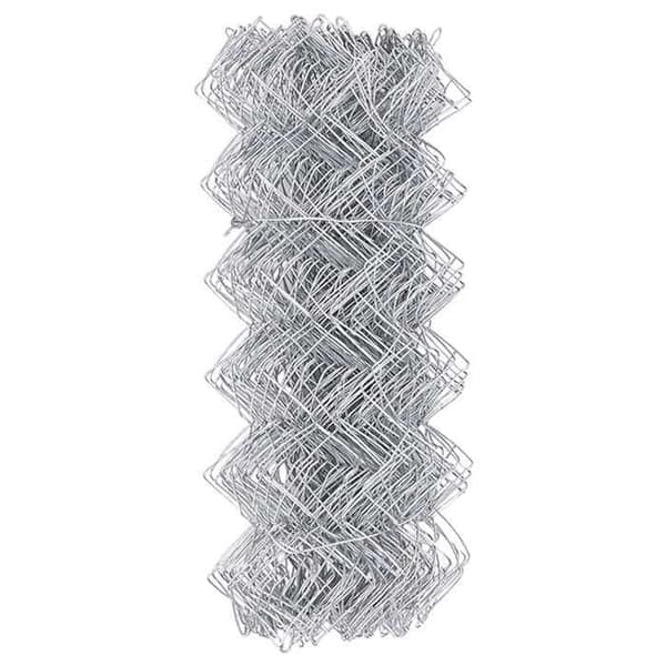 vidaXL Metallnätstängsel Silver 42004838