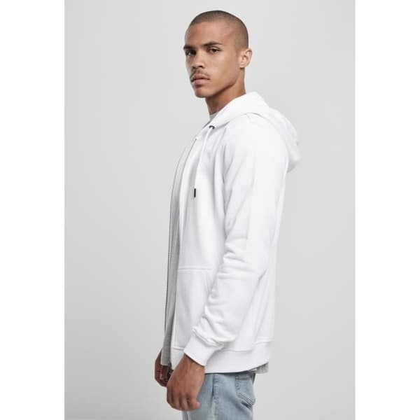 Sweatshirt - Urban Classics - Basic Terry Zip - Svart - S - Kapuschong Svart XXL