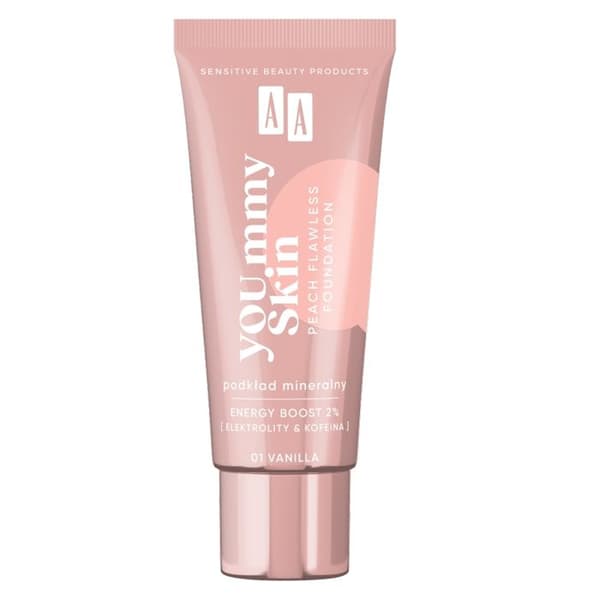 AA Du.mmy Perfekt Persikohud Mineralfoundation 01 Vanilj, 30ml
