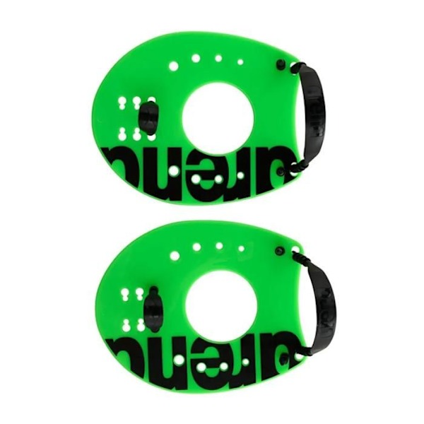 Palmes de Main - ARENA - Elite Hand Paddle 2 - Acid Lime/Noir - XS Syra lime / Svart