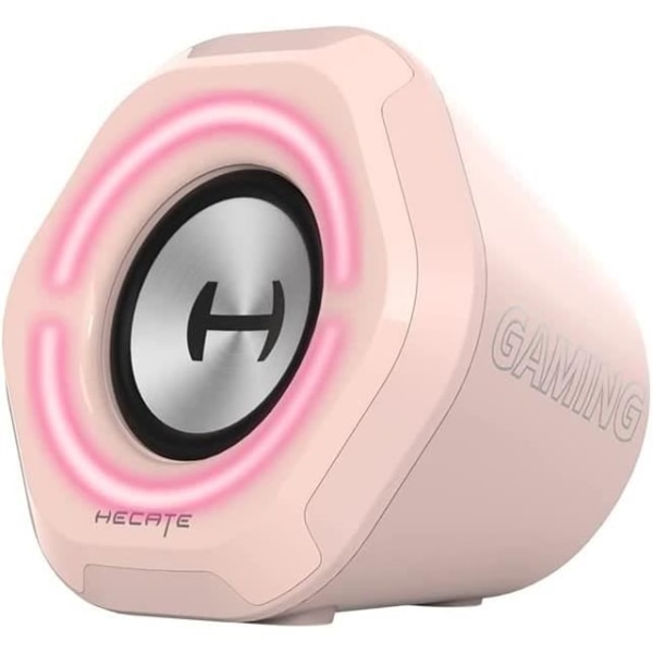 EDIFIER G1000 Pink - Kompakt Bluetooth-spelhögtalare med 2 ljudlägen och RGB-belysning Rosa