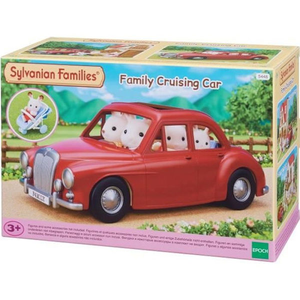 Röd 5-sits cabriolet - SYLVANIAN FAMILIES - för dockor från 3 år och uppåt Flerfärgad