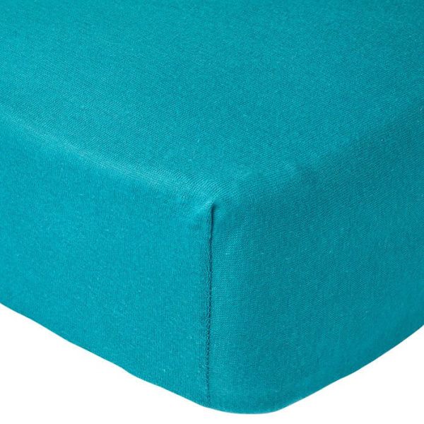 BABYCALIN Set med 2 lakan 70x140cm Tropical Tropisk blå/vit