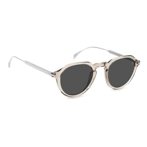 David Beckham DB 1098/S MUD (79U IR) solglasögon - Aviator - Grå - Trendig lera