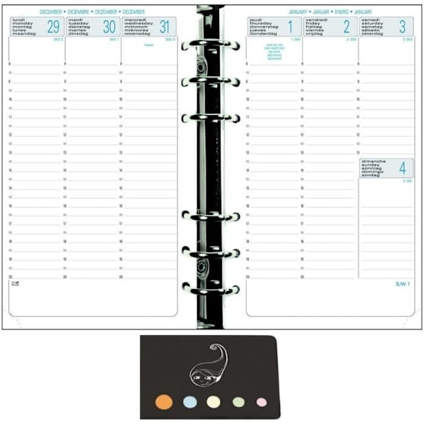 Refill Pack för Exatime Organizer + Blumie Adhesive Index (Exatime 17, SAD 22/23)