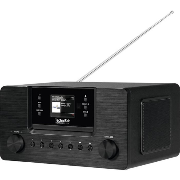Radio-CD-spelare - TechniSat - DIGITRADIO 570 - DAB+ - FM - Internet svart