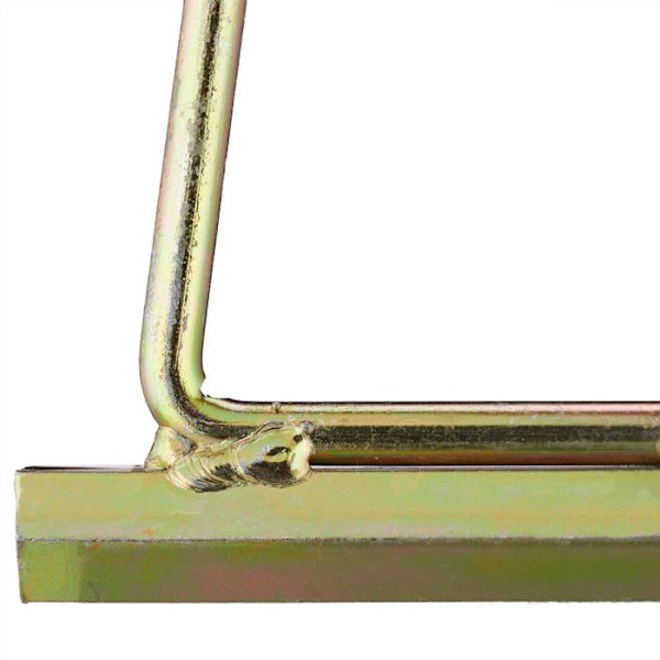 Relaxdays XL markpinnar, set om 4, galvaniserat stål, tältpinnar, presenning, lusthus, 30,5 cm hög, guld gyllene