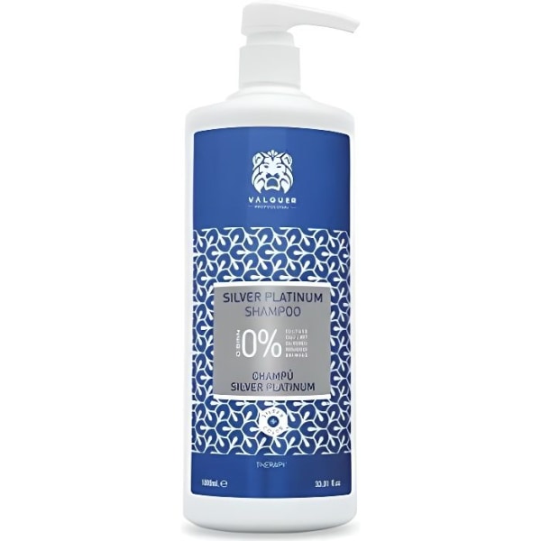 Válquer Zero Silver Platinum Professional Shampoo Fri från sulfater, salter och silikoner. Vitt, grått och blont hår 3367