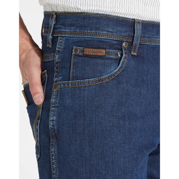 Jeans Wrangler Texas Stretch Darkstone - blå blå 34
