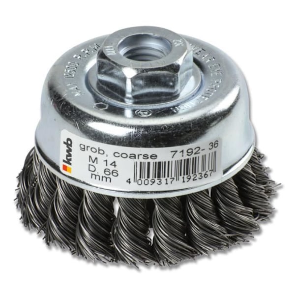 KWB skärborste - AGGRESSO POWER - Ø 0,5 mm - Metall, sten - för medelstora ytor
