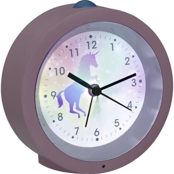 TFA Dostmann 60.1033.12 quartz väckarklocka rosa