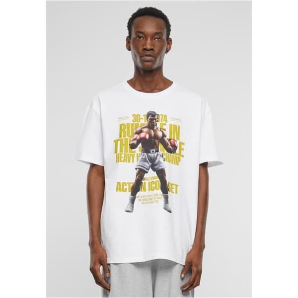 T-shirt oversize Upscale Rumble - vit Vit XXXXL