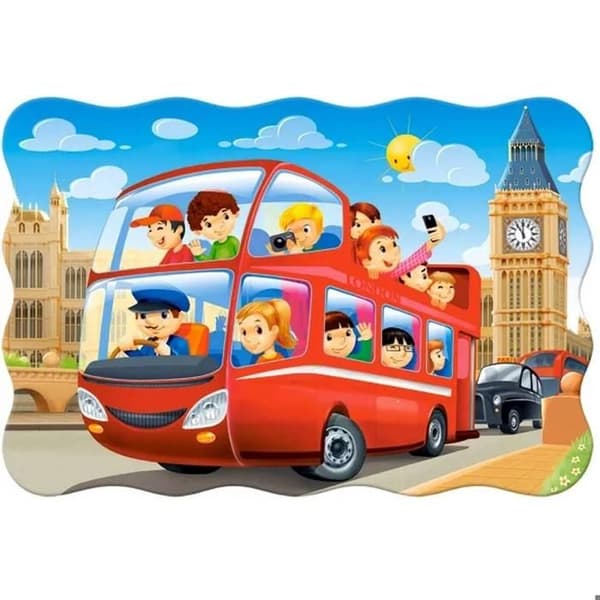 Pussel 20 bitar max: Londonbuss