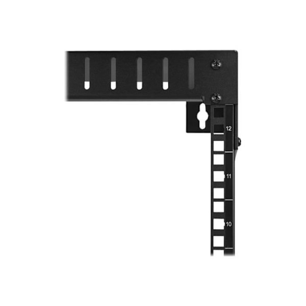 STARTECH 12U väggmonterad serverrack - nätverksskåp med öppen ram - väggmonterad rackmontering - 12U rack - 30 cm djup