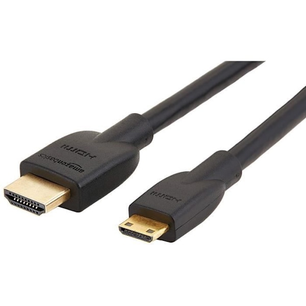 Basics Mini High Speed ​​HDMI till HDMI`` kabel, 1,8 m, svart, 10 delar - UEGY10