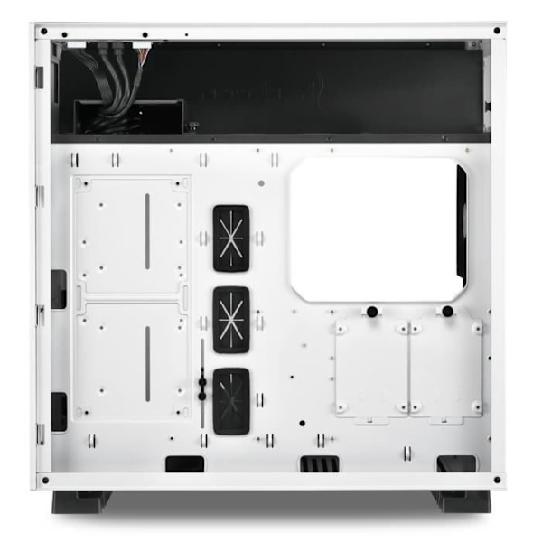 PC-chassi - Sharkoon - Pure Steel - Midi ATX - Stål - Härdat glas - Svart/Vit